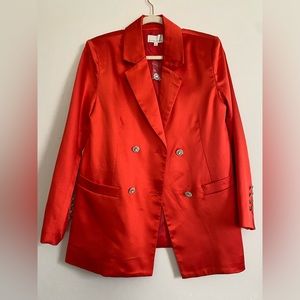 Satin blazer sz Large